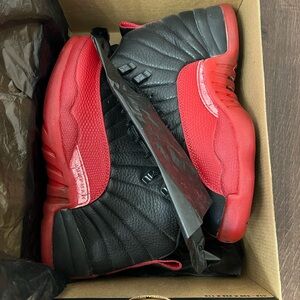 Jordan Black and Red Sneakers